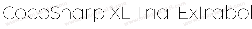 CocoSharp XL Trial Extrabold字体转换